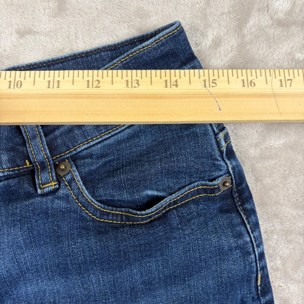 Diesel Jeans Widee R Womens 31 Wide Leg Relaxed Blue Denim Jeans High Rise RB065 - Picture 6 of 16